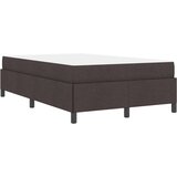 Box Postelja z vzmetnico Temno rjava 120 x 190 cm blago, (5000126208) | Shoptok.si