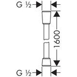 Hansgrohe 28276340 Isiflex tuš cev 1,6 m Cene