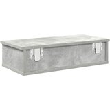  Zidna polica s ladicama beton siva 60x28x15cm konstruirano drvo | shoptok.hr