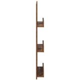  Polica za časopise s policom Staro drvo 51 x 11 x 102 cm | shoptok.hr