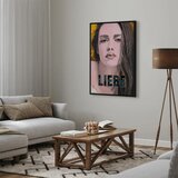  Slika - Liebe (1 Part) Vertical 80x120 U crnom drvenom okviru | shoptok.hr