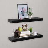  Plutajuće zidne police 2 kom crne 40 x 20 x 3 8 cm | shoptok.hr