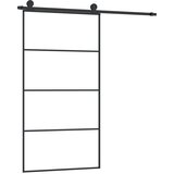  Klizna vrata s priborom 102,5x205 cm od stakla ESG i aluminija | shoptok.hr