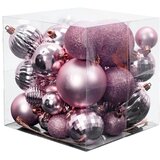 Tutumi Set Božićnih kuglica 311433 ROSE RED | shoptok.hr