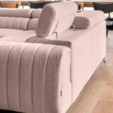 ELTAP Rožnata raztegljiva/s prostorom za shranjevanje kotna sedežna garnitura (levi kot/v obliki črke "U") Louis – | Shoptok.si