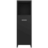  4-dijelni set kupaonskog namještaja crni | shoptok.hr