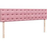  Otomanski krevet s madracem&LED ružičasti 180x200 cm baršunasti | shoptok.hr
