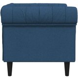  Fotelja Chesterfield plava od tkanine | shoptok.hr