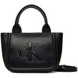 Calvin Klein Jeans RAISED CK SMALL TOTE WITH STRAP LV04F3219G Crna Cijene