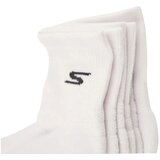Skechers Športne nogavice 3pk Mens Qtr Prem Basic Socks Bela | Shoptok.si