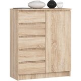 AKORD KOMODA K80 1D 5SZ PK DĄB SONOMA, (21703263) | Shoptok.si