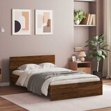  Okvir kreveta s uzglavljem boja hrasta 120x190 cm | shoptok.hr