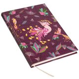 Goldbuch bilježnica bez linija sa tvrdim koricama A5 Tropical Birds Plum | shoptok.hr