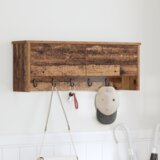 vidaXL Vješalica za kapute na zidu Staro drvo 80 x 20 x 30 cm | shoptok.hr