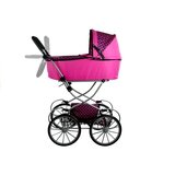  Kolica za lutke Alice Retro XL- roza | shoptok.hr