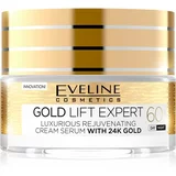 Eveline Gold Lift Expert dnevna in nočna krema 60+ s pomlajevalnim učinkom 50 ml