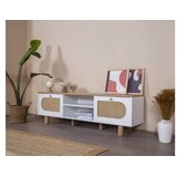Hanah home Hanah Kućna TV komoda Bohem, 55x180x41 cm, Bijeli hrast | Eponuda.ba
