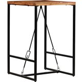 Barska miza iz trdnega predelanega lesa 70x70x106 cm | Shoptok.si