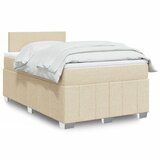  Krevet box spring s madracem krem 120 x 190 cm od tkanine | shoptok.hr