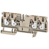 Weidmüller jev prehodni terminal 0,5-4,0 qmm, bež A4C 4, (21000105) | Shoptok.si