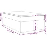 vidaXL Krevet s oprugama i madracem ružičasti 120 x 190 cm baršunasti | shoptok.hr
