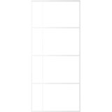  Klizna vrata od stakla ESG i aluminija 90 x 205 cm bijela | shoptok.hr