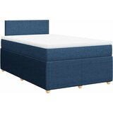  Krevet s oprugama i madracem plavi 120 x 200 cm od tkanine | shoptok.hr