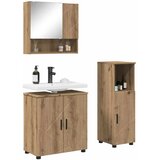 Set namještaja za kupaonicu 3 kom. Umjetnički hrast | shoptok.hr