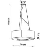  Lestenec SATURNO SLIM 50 črn, (21348417) | Shoptok.si