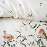 Catherine Lansfield Krem flanelska posteljina za bračni krevet 200x200 cm Mistletoe Robins – | shoptok.hr
