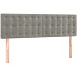  LED uzglavlje svjetlosivo 144x5x78/88 cm baršunasto | shoptok.hr