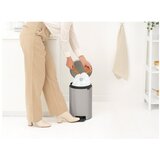 Brabantia Svetlo siv jeklen koš za smeti s pedalom 12 l NewIcon – | Shoptok.si
