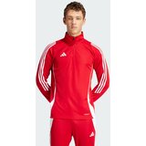 Adidas Sportska sweater majica 'Tiro 24' crvena / bijela | shoptok.hr