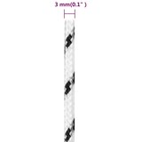 Pleteni brodski konop bijeli 3 mm x 250 m poliesterski | shoptok.hr