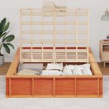  Krevetna konstrukcija Vosak smeđa 135 x 190 cm | shoptok.hr