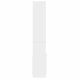  Visoka komoda bijela 63x33x180 cm od konstruiranog drva | shoptok.hr