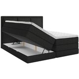 MID.YOU POSTELJA BOXSPRING 200 cm x 220 cm , les, tekstil, leseni material črna | Shoptok.si