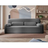 ELTAP Temno siva žametna raztegljiva/s prostorom za shranjevanje sedežna garnitura 236 cm Elioss – | Shoptok.si