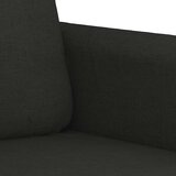  Trosjed od tkanine Crna 180 cm | shoptok.hr