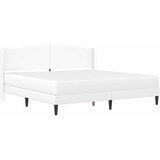  Krevetna konstrukcija Bijela 200 x 200 cm Umjetna koža | Shoptok.si