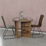 Hanah home Middle - Caucasian Oak Caucasian Oak Folding Table | ePonuda.com