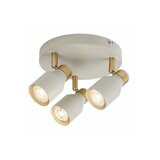 Rabalux Spot rasveta Nezori GU10 3x MAX 15W kost bela zlato (73097) Cene