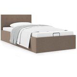 Maison Chic Dvižni Posteljni okvir - Enojna postelja - Postelja za odrasle taupe blago 90x200 cm, (21692858) | Shoptok.si