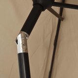  suncobran s metalnim stupom 300 x 200 cm smeđesivi | Eponuda.com