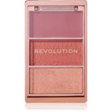 Makeup Revolution Blush Icon Palette paleta rumenila nijansa Aura Points Rose 9.8 g Cijene