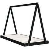  Otroški posteljni okvir bel 90x200 cm trdna borovina, (20787714) | Shoptok.si