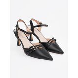 GOODIN Black pumps with open heel | Shoptok.si