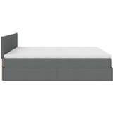 vidaXL Otomanski krevet s madracem tamnosivi 180x200cm od tkanine | shoptok.hr