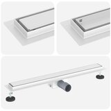  Odvod za tuš s Dječjim pokrivačem Srebrno 70 cm | shoptok.hr
