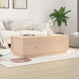The Living Store Klubska mizica 100x50x35 cm trdna borovina - Klubska Mizica, (21575213) | Shoptok.si